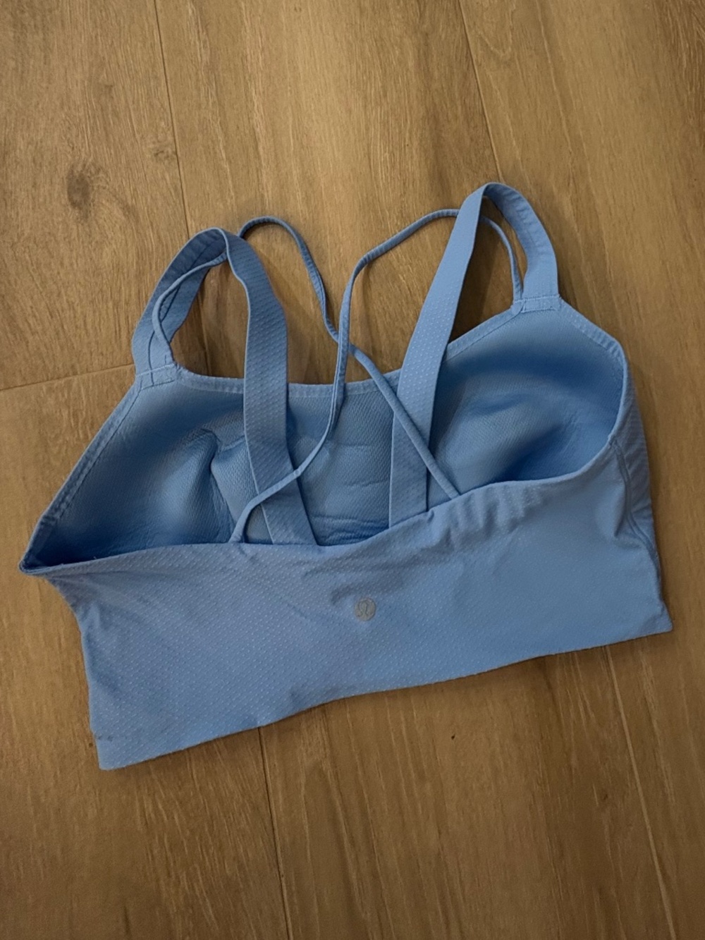 Lululemon Size 10 Women's Like a cloud Sports Bra Blue Different Textile